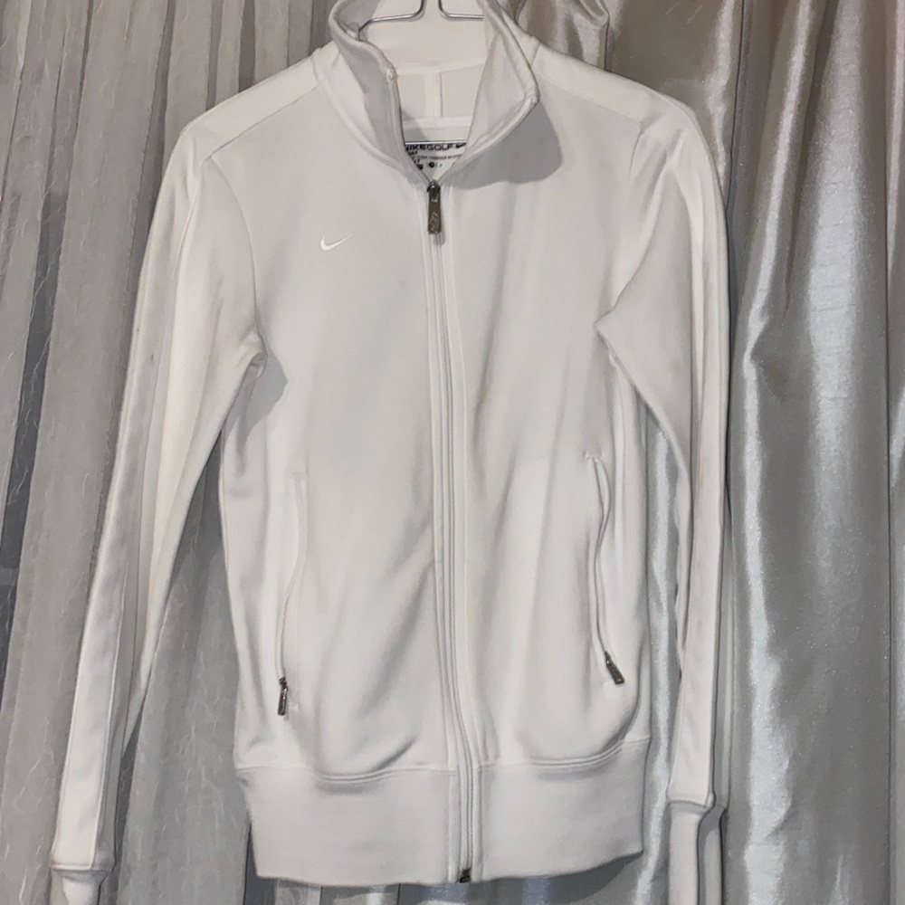 White Nike golf long sleeve